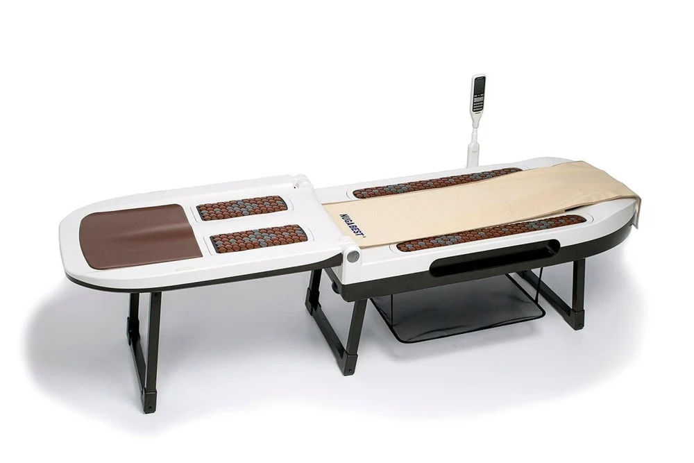Nuga Best wellness bed and controller from the supplied reference material